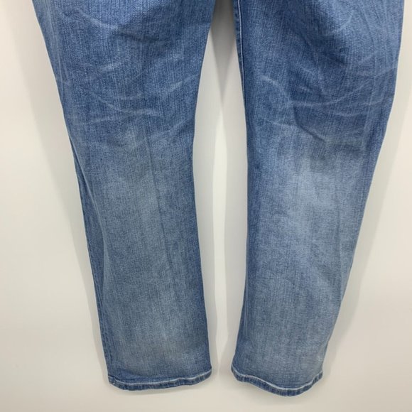 Torrid Jeans Boyfriend Straight Stretch Blue Distressed - Picture 12 of 13